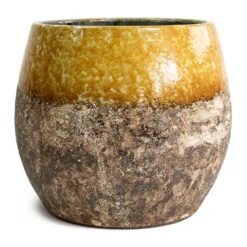 Lindy Plant Pot - Ochre 30 Lindy Plant Pot - Ochre -HousePlants Shop Lindy Plant Pot Ochre 30cm