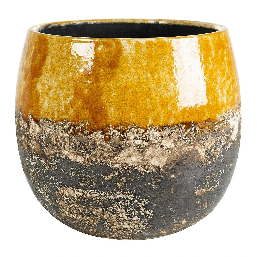 Lindy Plant Pot - Ochre 13 Lindy Plant Pot - Ochre - Image 11