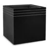 Line-Up Cube Planter - Matt Black -HousePlants Shop Line Up Cube Planter Matt Black 48x48x48cm
