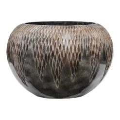 Luxe Lite Comet Globe Planter - Bronze -HousePlants Shop Luxe Lite Comet Globe Planter Bronze Medium