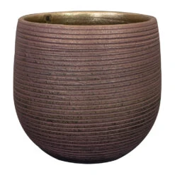 Lydia Plant Pot - Shiny Purple -HousePlants Shop Lydia Plant Pot Shiny Purple 26x26cm