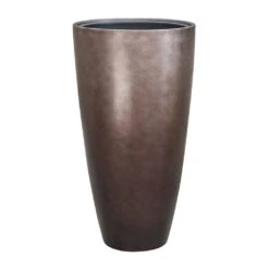 Metallic Partner Planter - Matt Coffee 11 Metallic Partner Planter - Matt Coffee -HousePlants Shop Metallic Partner Planter Matt Coffee 40x75cm