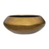 Metallic UFO Plant Bowl - Matt Honey 1 Metallic UFO Plant Bowl - Matt Honey -HousePlants Shop Metallic UFO Plant Bowl Matt Honey 40x15cm