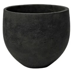 Mini Orb Kevan Plant Pot - Black Washed