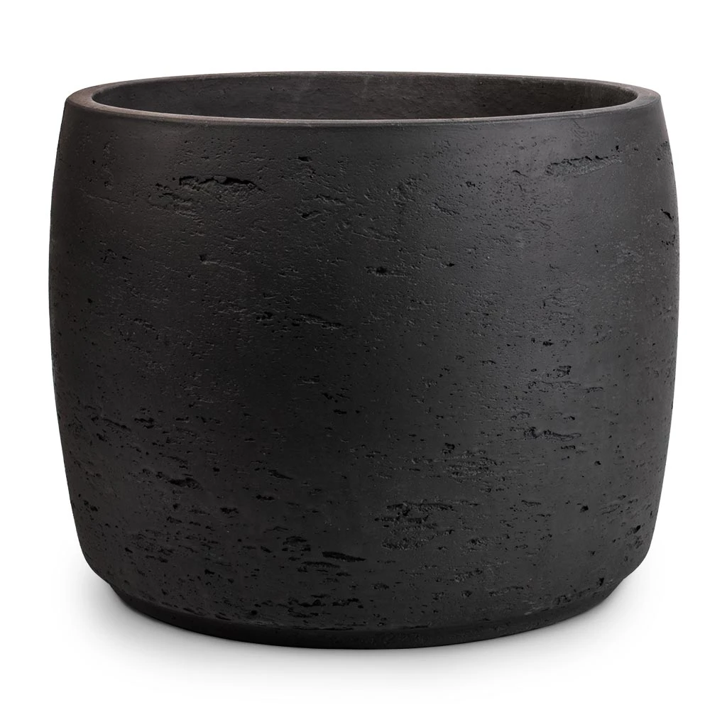 Mini Valerie Plant Pot - Black Washed 3 Mini Valerie Plant Pot - Black Washed