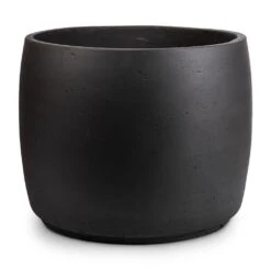 Mini Valerie Plant Pot - Black Washed 18 Mini Valerie Plant Pot - Black Washed -HousePlants Shop Mini Valerie Plant Pot Black Washed 36x28 1