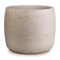 Mini Valerie Plant Pot - Grey Washed -HousePlants Shop Mini Valerie Plant Pot Grey Washed 36x28cm