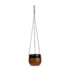 Mya Hanging Planter - Shiny Mocha -HousePlants Shop Mya Hanging Planter Shiny Mocha 18x16cm 2
