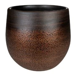Mya Plant Pot - Shiny Mocha -HousePlants Shop Mya Plant Pot Shiny Mocha 26cm