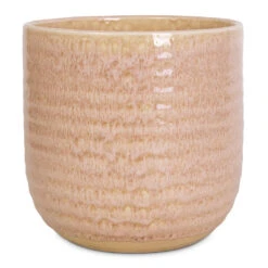 Ocean Glaze Plant Pot - Morganite -HousePlants Shop Ocean Glaze Plant Pot Morganite 16x16cm