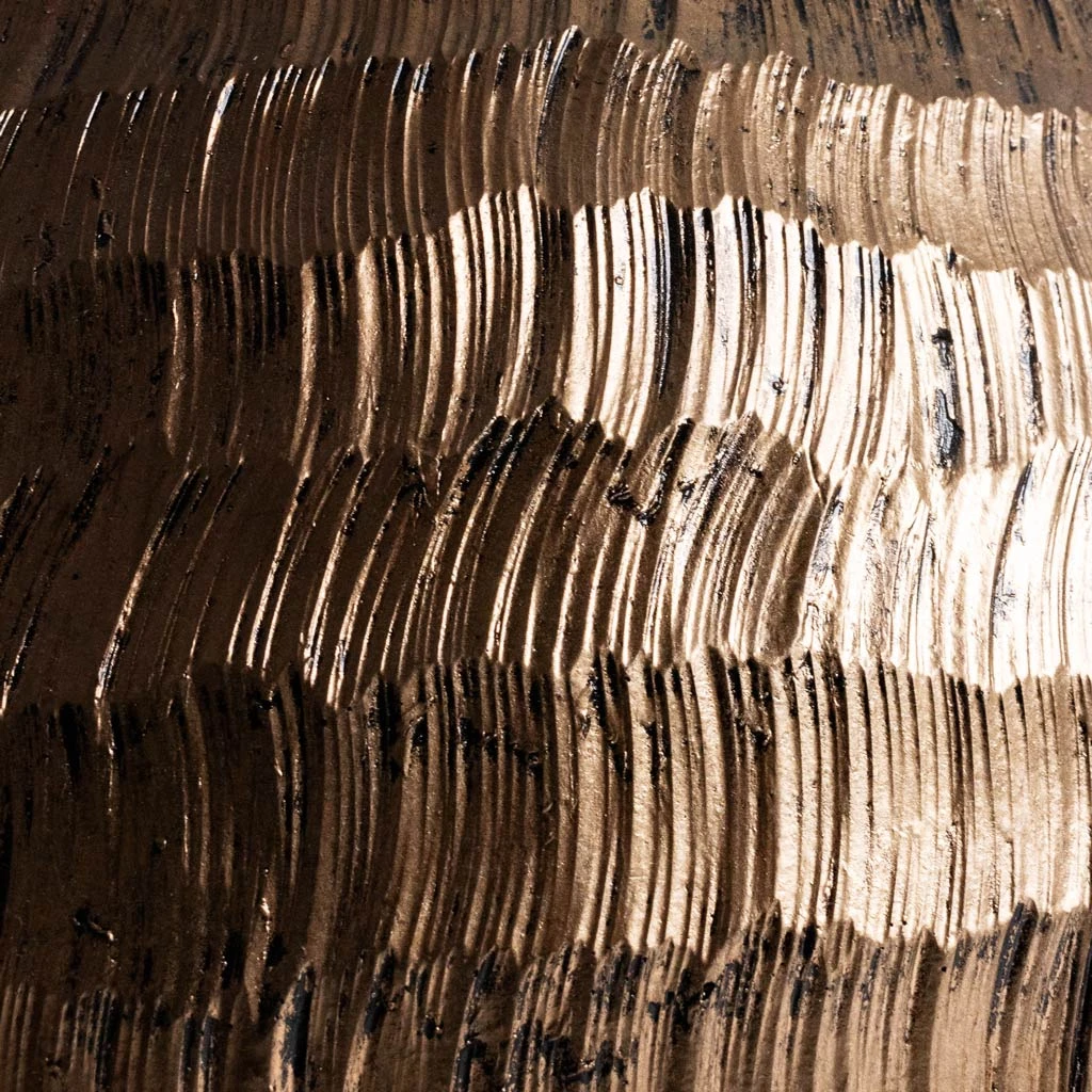 Opus Hammered Globe Planter - Gold 7 Opus Hammered Globe Planter - Gold - Image 5