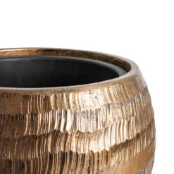 Opus Hammered Globe Planter - Gold 23 Opus Hammered Globe Planter - Gold -HousePlants Shop Opus Hammered Globe Planter Gold SWATCH 4