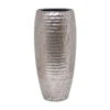 Opus Hammered Partner Planter - Silver -HousePlants Shop Opus Hammered Partner Planter Silver 35x75cm