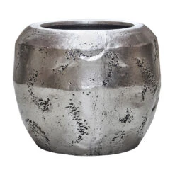 Opus Raw Couple Planter - Silver -HousePlants Shop Opus Raw Couple Planter Silver 50x40cm