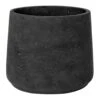 Patt Plant Pot - Black Washed -HousePlants Shop Patt Plant Pot Black Washed L