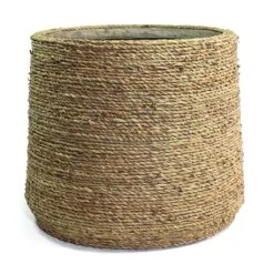 Patt Plant Pot - Straw Grass -HousePlants Shop Patt Plant Pot Straw Grass 35cm