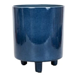 Pisa Plant Pot - Navy -HousePlants Shop Pisa Plant Pot Navy 20x24cm