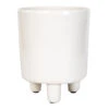 Pisa Plant Pot - White 2 Pisa Plant Pot - White -HousePlants Shop Pisa Plant Pot White 16x19cm