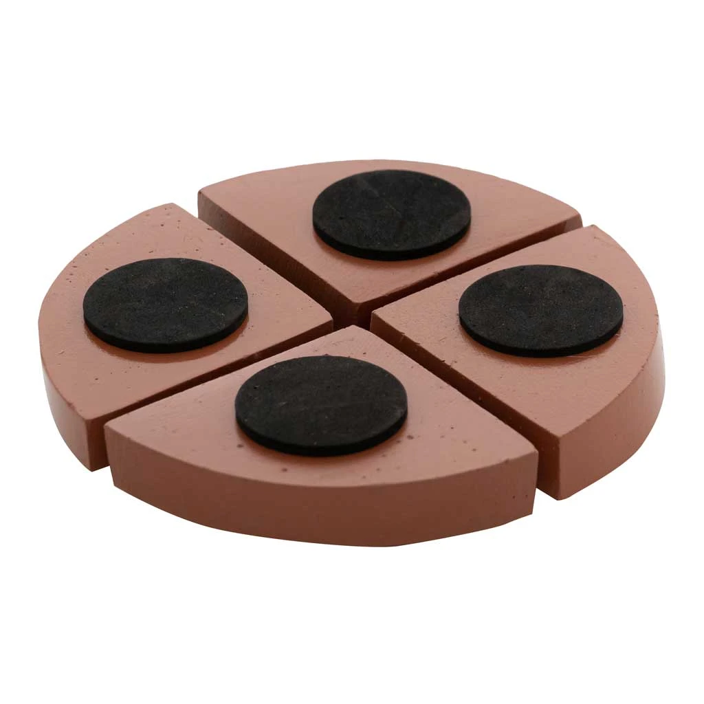 Plant Pot Feet - Set Of 4 - Canyon Orange 3 Plant Pot Feet - Set Of 4 - Canyon Orange