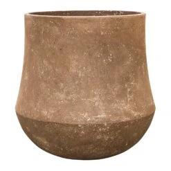 Polystone Coated Darcy Planter - Rock -HousePlants Shop Polystone Coated Darcy Planter Rock Small