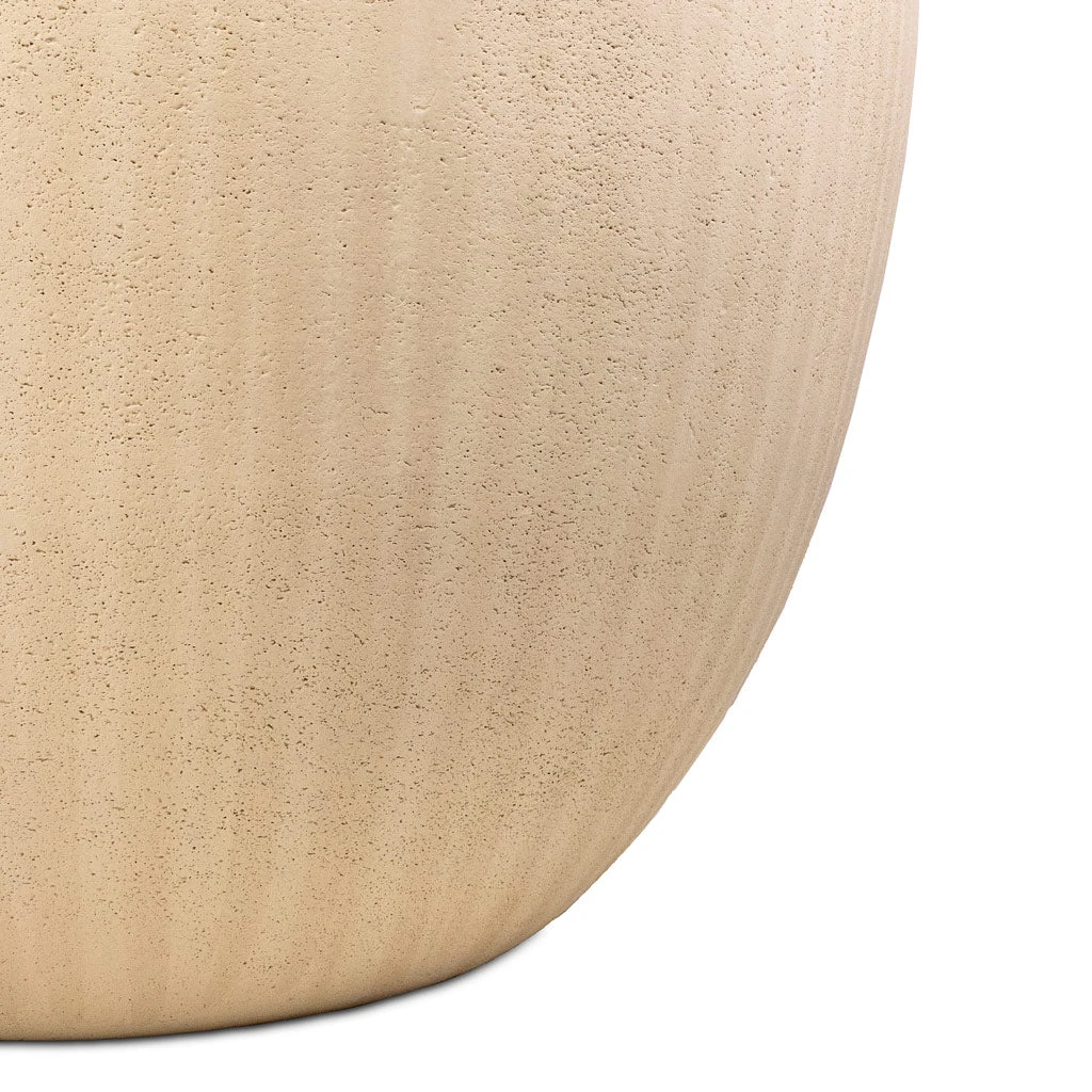 Polystone Coated Plain Balloon Planter - Natural 10 Polystone Coated Plain Balloon Planter - Natural - Image 8