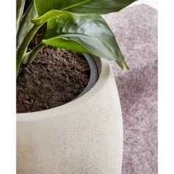 Polystone Coated Plain Balloon Planter - Natural 21 Polystone Coated Plain Balloon Planter - Natural -HousePlants Shop Polystone Coated Plain Balloon Planter Natural Liner
