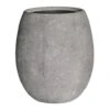 Polystone Coated Plain Balloon Planter - Raw Grey -HousePlants Shop Polystone Coated Plain Balloon Planter Raw Grey