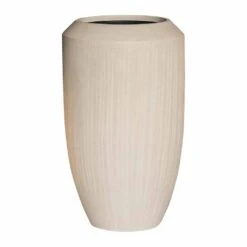 Polystone Coated Plain Coppa Planter - Natural -HousePlants Shop Polystone Coated Plain Coppa Planter Natural 48x80cm