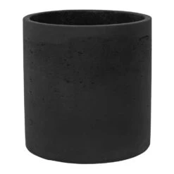 Puk Plant Pot - Black Washed -HousePlants Shop Puk Plant Pot Black Washed 15x15cm