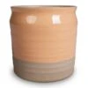 Puro Ripple Plant Pot - Peach -HousePlants Shop Puro Ripple Plant Pot Peach 21x19cm 2