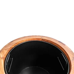 Quinn Tall Planter - Natural -HousePlants Shop Quinn Tall Planter Natural DETAIL 6