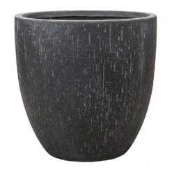 Raindrop Egg Planter - Anthracite -HousePlants Shop Raindrop Egg Planter Anthracite 44x43cm