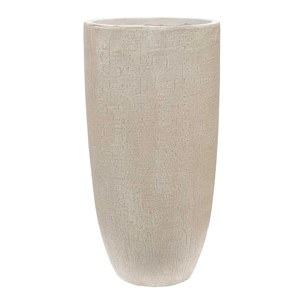 Raindrop Tall Vase Planter - Stone 3 Raindrop Tall Vase Planter - Stone