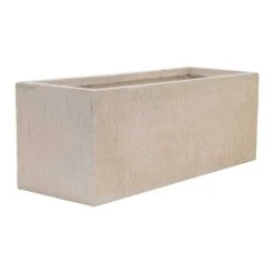 Raindrop Trough Planter - Stone -HousePlants Shop Raindrop Trough Planter Stone 80cm