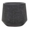 Raindrop Tube Round Planter - Anthracite 2 Raindrop Tube Round Planter - Anthracite -HousePlants Shop Raindrop Tube Round Planter Anthracite 30x26cm
