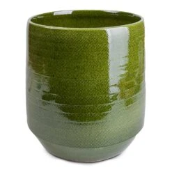 Remi Plant Pot - Green -HousePlants Shop Remi Plant Pot Green 23x25cm