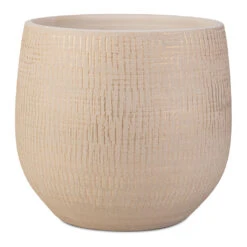 Ryan Plant Pot - Sand Gold -HousePlants Shop Ryan Plant Pot Sand Gold 22x20cm