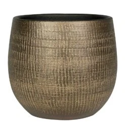 Ryan Plant Pot - Shiny Gold -HousePlants Shop Ryan Plant Pot Shiny Gold 26cm