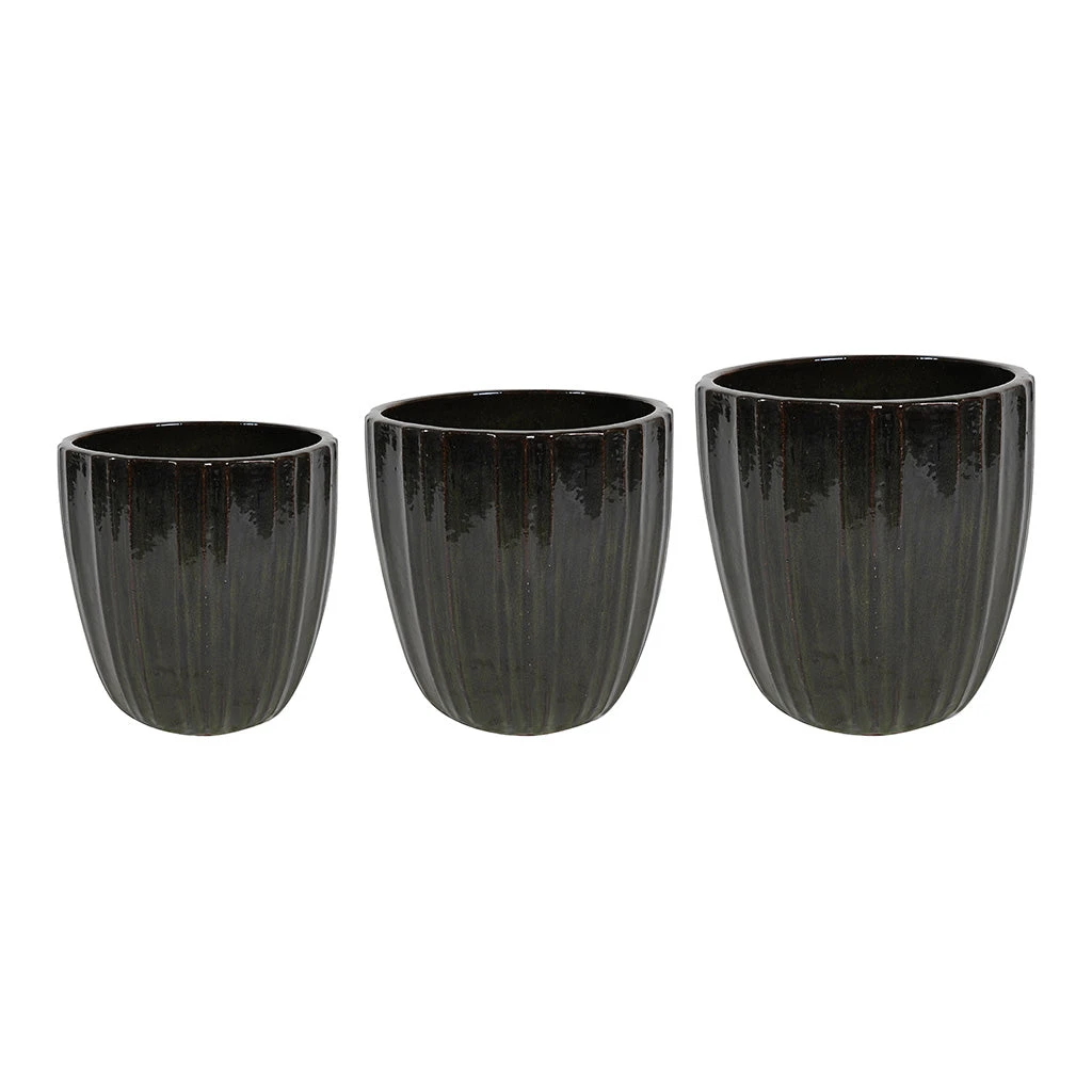 Scott Planters - Set Of 3 - Green 7 Scott Planters - Set Of 3 - Green - Image 5