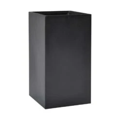 Solid Square Planter - Dark Grey -HousePlants Shop Solid Square Planter Dark Grey 38x38x68cm