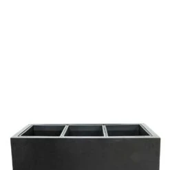 Solid Rectangle Planter - Dark Grey -HousePlants Shop Solid Trough Planter Dark Grey 110x40x40cm 4