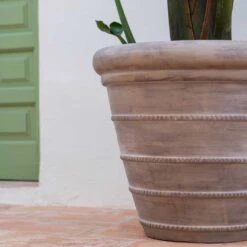 Treasure Selena Planter - Chalk Beige -HousePlants Shop Treasure Selena Planter Chalk Beige Lifestyle 2