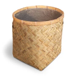Zayn Bamboo Planter -HousePlants Shop Zayn Bamboo Planter 31.5x33cm 3